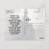 Haunted Manor Halloween Party Invitation ポストカード (裏面)