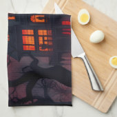 Haunted Mansion Halloween Kitchen Towel キッチンタオル (四つ折り)