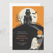 Haunted Mansion Halloween Party Invitation 招待状 (正面/裏面)