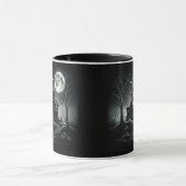 HAUNTED NIGHT Black Mug  マグカップ (中央)