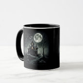HAUNTED NIGHT Black Mug  マグカップ (正面左)