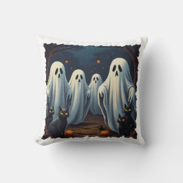 Haunted Night Illustration クッション