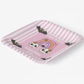 Haunted Night Party Birthday  – Halloween night ペーパープレート (傾斜あり)