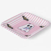 Haunted Night Party Birthday  – Halloween night ペーパープレート (傾斜あり)