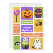 Haunted Night Party Birthday  – Halloween night