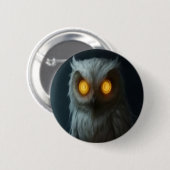 Haunted Owl Button 缶バッジ (正面&裏面)