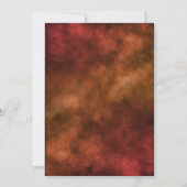 Haunted Pumpkin House Halloween 招待状 (裏面)