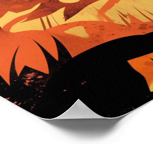 Haunted Pumpkin Knight ポスター (角)