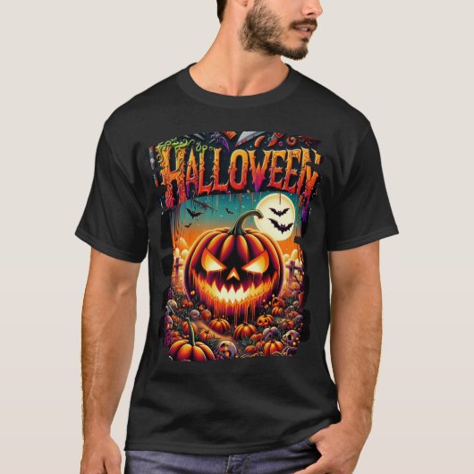 Haunted Pumpkin Tシャツ (正面)