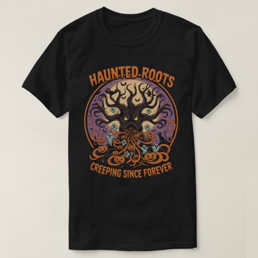 Haunted Roots Tシャツ (デザイン正面)