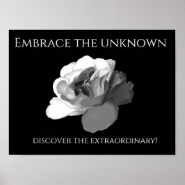 Haunted Rose Gothic Poster - Embrace the Unknown ポスター