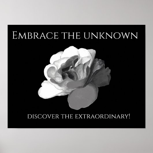 Haunted Rose Gothic Poster - Embrace the Unknown ポスター (正面)