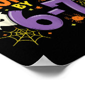 Haunted Six Seven 6 7 Meme 67 Skeleton Hand Hallow ポスター (角)