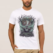 Haunted Skull 67 in Twilight Graveyard Tシャツ (正面)
