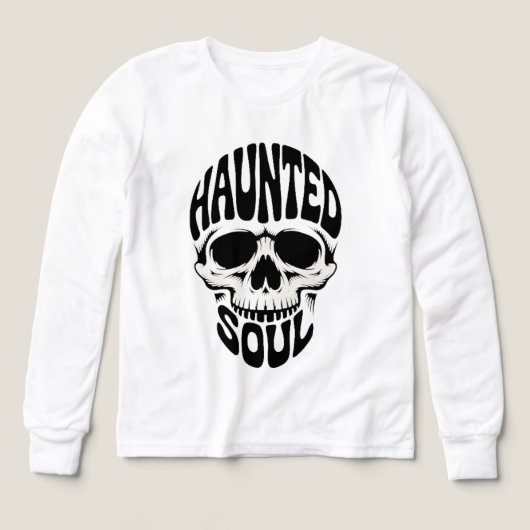 Haunted Soul Skull Typography (デザイン正面)