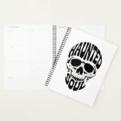 Haunted Soul Skull Typography プランナー手帳 (ディスプレー)