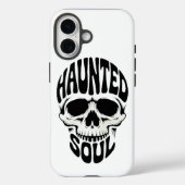 Haunted Soul Skull Typography Case-Mate iPhoneケース (裏面)
