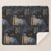 Haunted Squirrel Peak シェルパブランケット (正面(横))