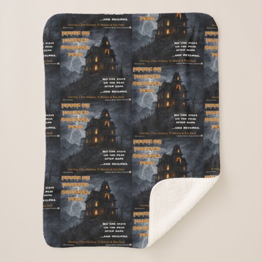 Haunted Squirrel Peak シェルパブランケット (正面)