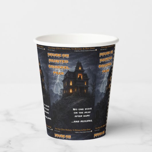 Haunted Squirrel Peak 紙コップ (裏面)