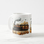 Haunted Steam Train Mug コーヒーマグカップ (正面左)
