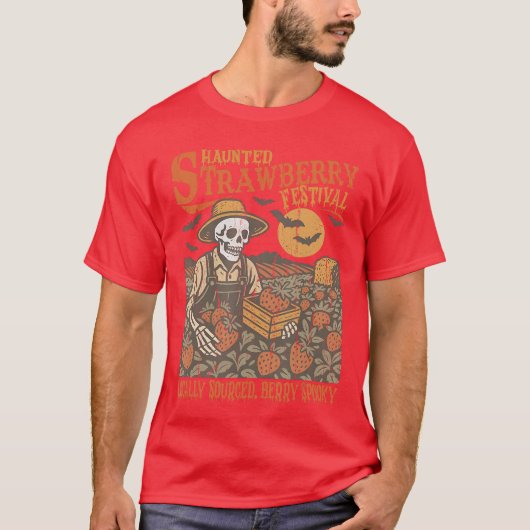Haunted Strawberry Festival Summer Strawberry Hall Tシャツ (正面)