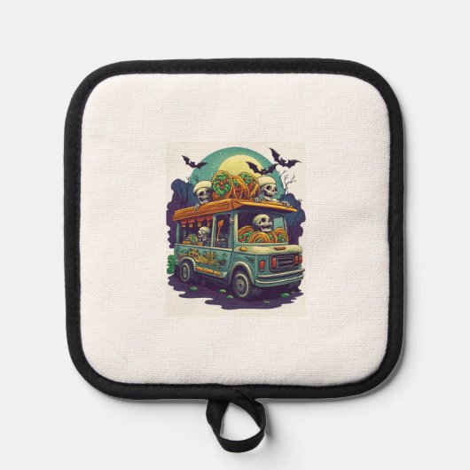  Haunted Taco Truck 鍋敷き (正面)