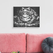 Haunted Toad Sigil by BurnsInHell キャンバスプリント (インサイチュ (リビング))