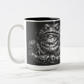 Haunted Toad Sigil by BurnsInHell ツートーンマグカップ (左)