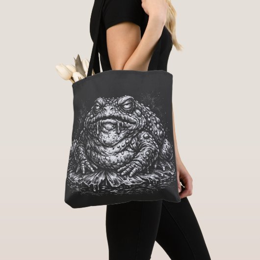 Haunted Toad Sigil by BurnsInHell トートバッグ (クローズアップ)