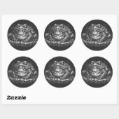 Haunted Toad Sigil by BurnsInHell ラウンドシール (シート)