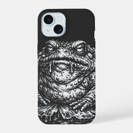 Haunted Toad Sigil by BurnsInHell iPhone 15ケース (裏面)