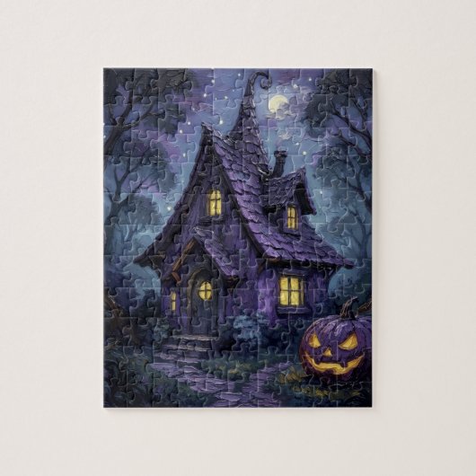 HauntedForestCottage ジグソーパズル (縦)