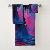 Haunting Demon Cloaked In Shadows Design バスタオルセット (インサイチュ)