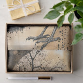 Haunting Fantasy Gothic Raven Art Collage  薄葉紙 (ギフト)