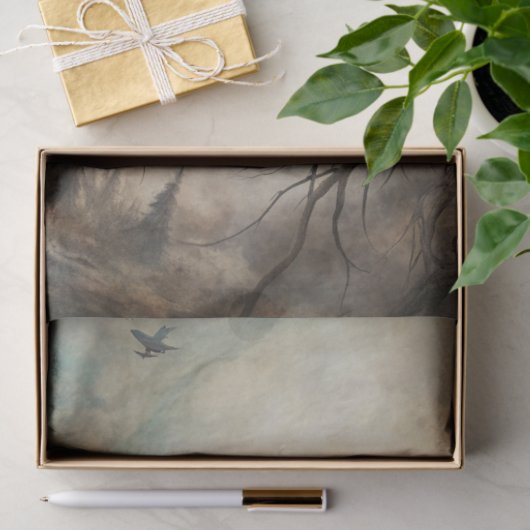 Haunting Fantasy Gothic Raven & Moon 薄葉紙 (ギフト)