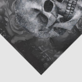 Haunting Fantasy Gothic Raven Roses Skulls 薄葉紙 (詳細)