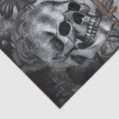 Haunting Fantasy Gothic Raven Roses Skulls 薄葉紙 (詳細)