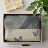 Haunting Fantasy Gothic Raven & Victorian Girl  薄葉紙 (ギフト)