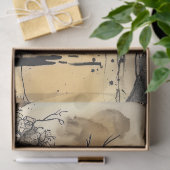 Haunting Fantasy Gothic Raven & Victorian Girl  薄葉紙 (ギフト)