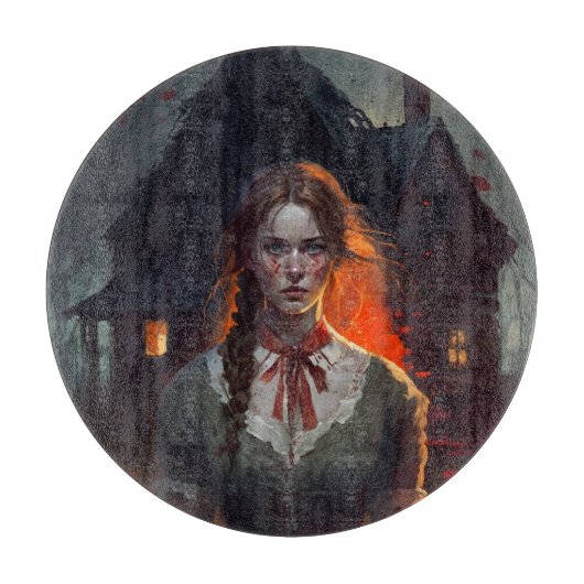 Haunting house カッティングボード (正面)
