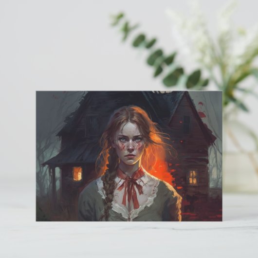 Haunting house カード (スタンド正面)