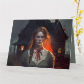 Haunting house カード (黄色い花)