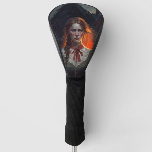 Haunting house ゴルフヘッドカバー (正面)