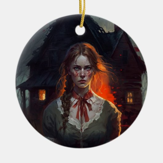 Haunting house セラミックオーナメント (正面)