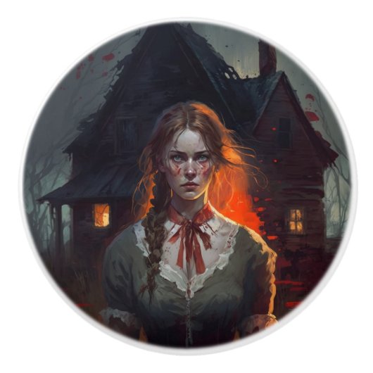 Haunting house セラミックノブ (正面)