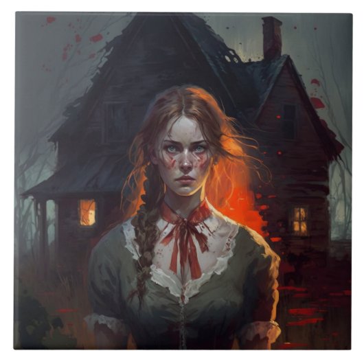 Haunting house タイル (正面)