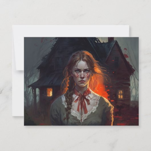 Haunting house ノートカード (正面)