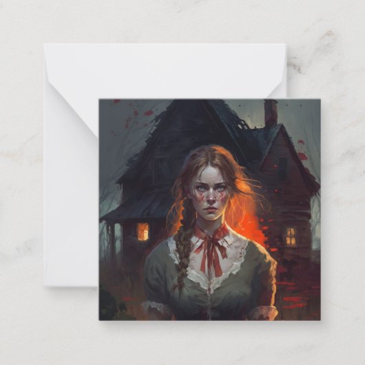 Haunting house ノートカード (正面)
