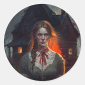 Haunting house ラウンドシール (正面)